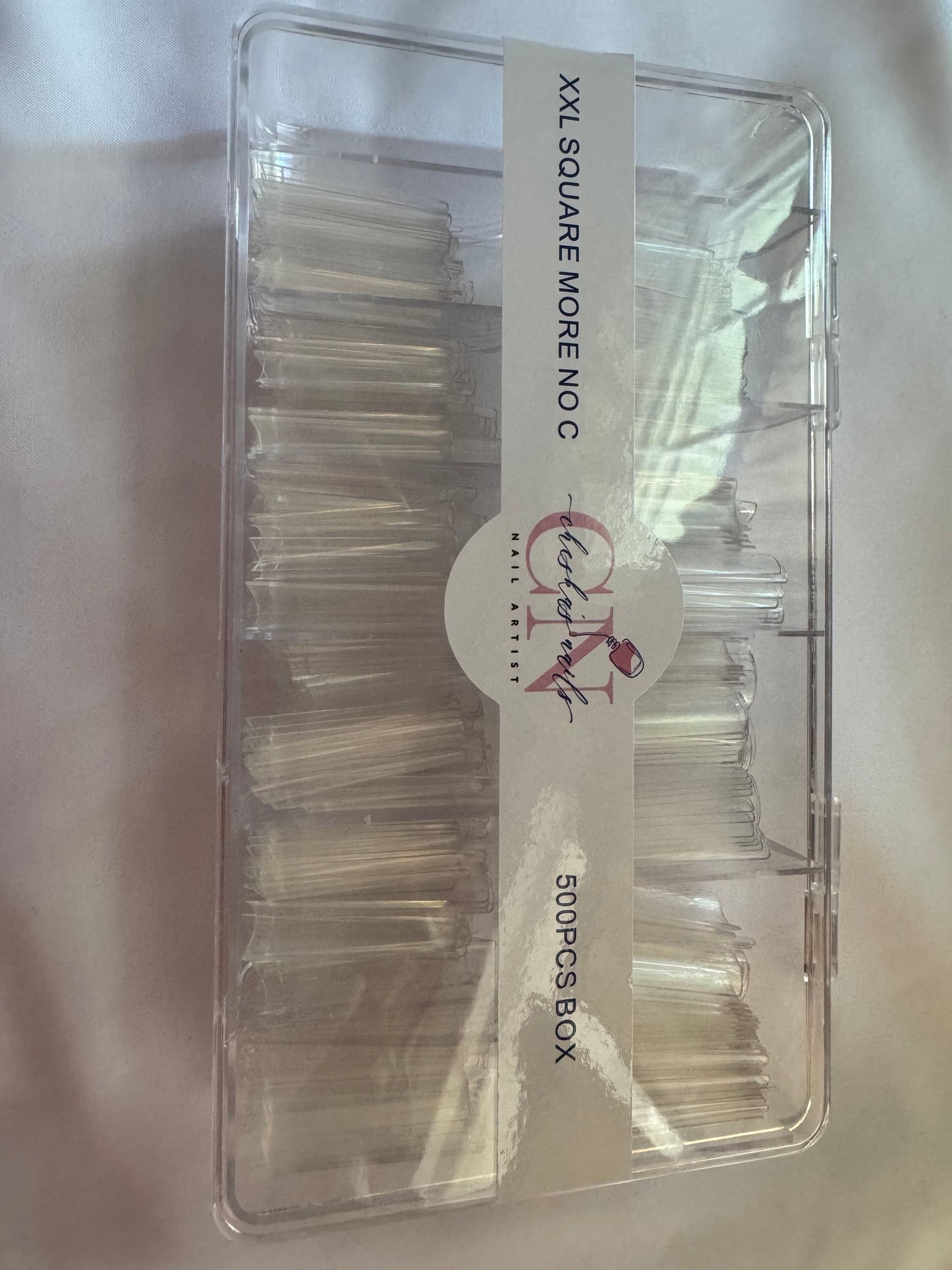Caja de uñas clear NO Curva C
