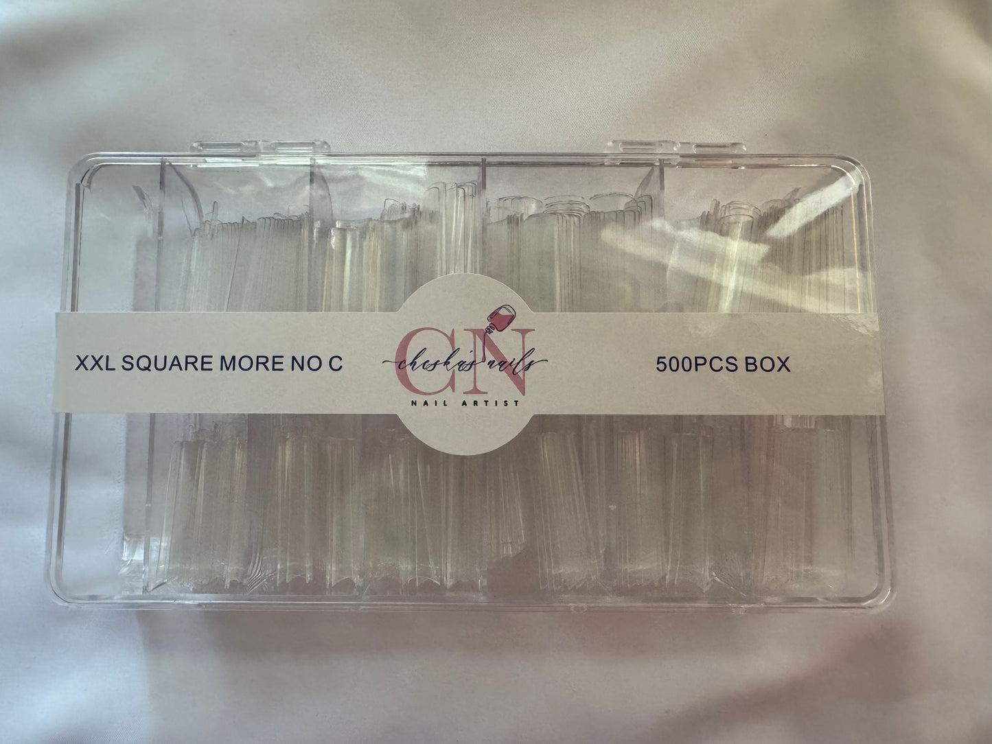 Caja de uñas clear NO Curva C