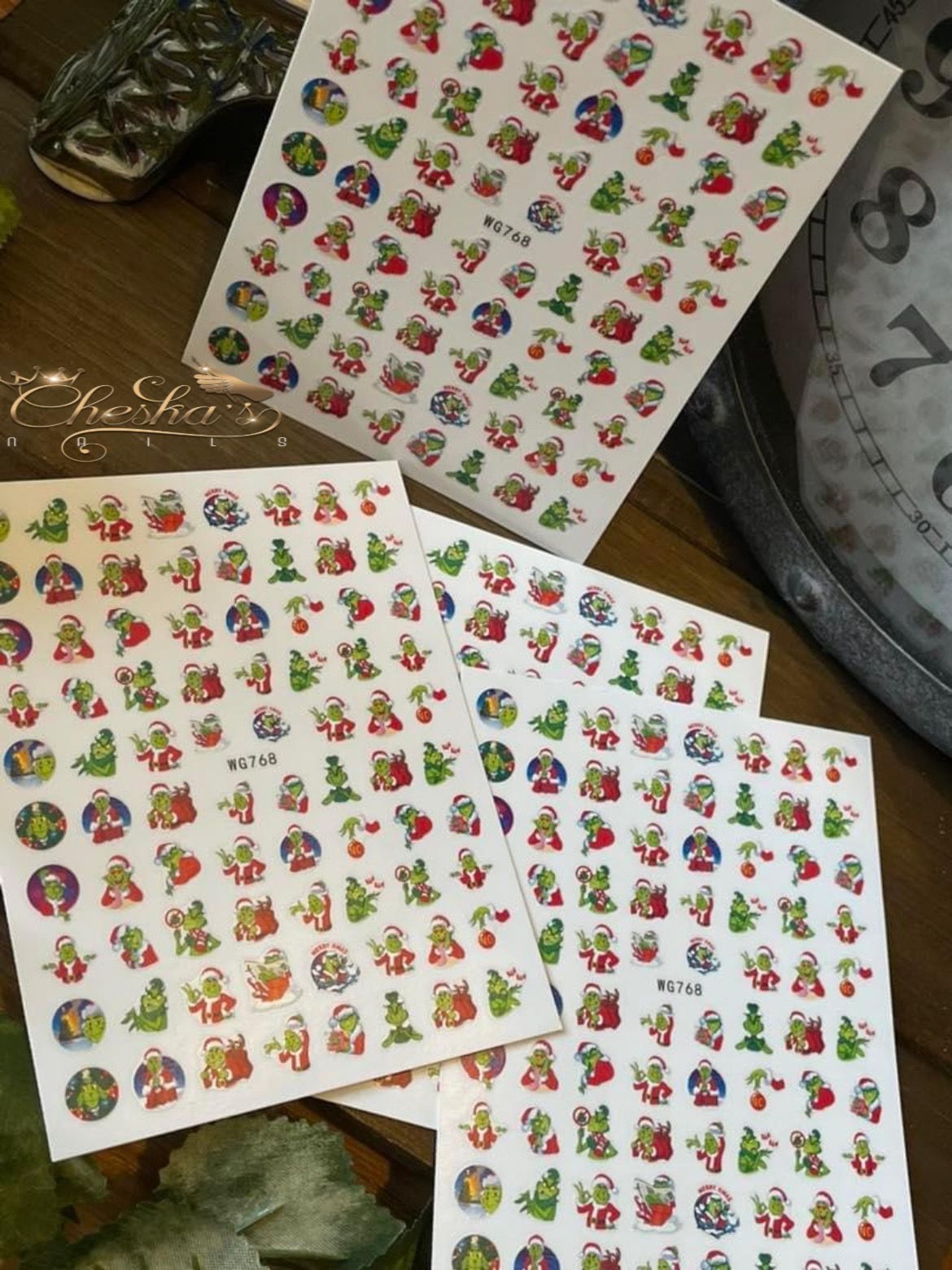 Grinch stickers