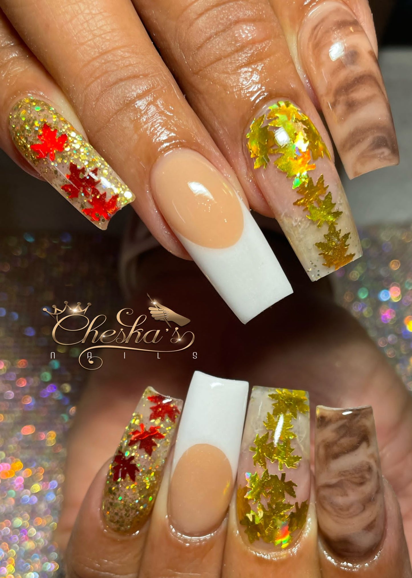 Hojas de otoño 2 para encapsular.