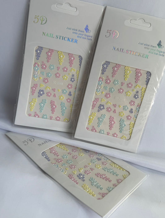 Sticker 5D Flores 2